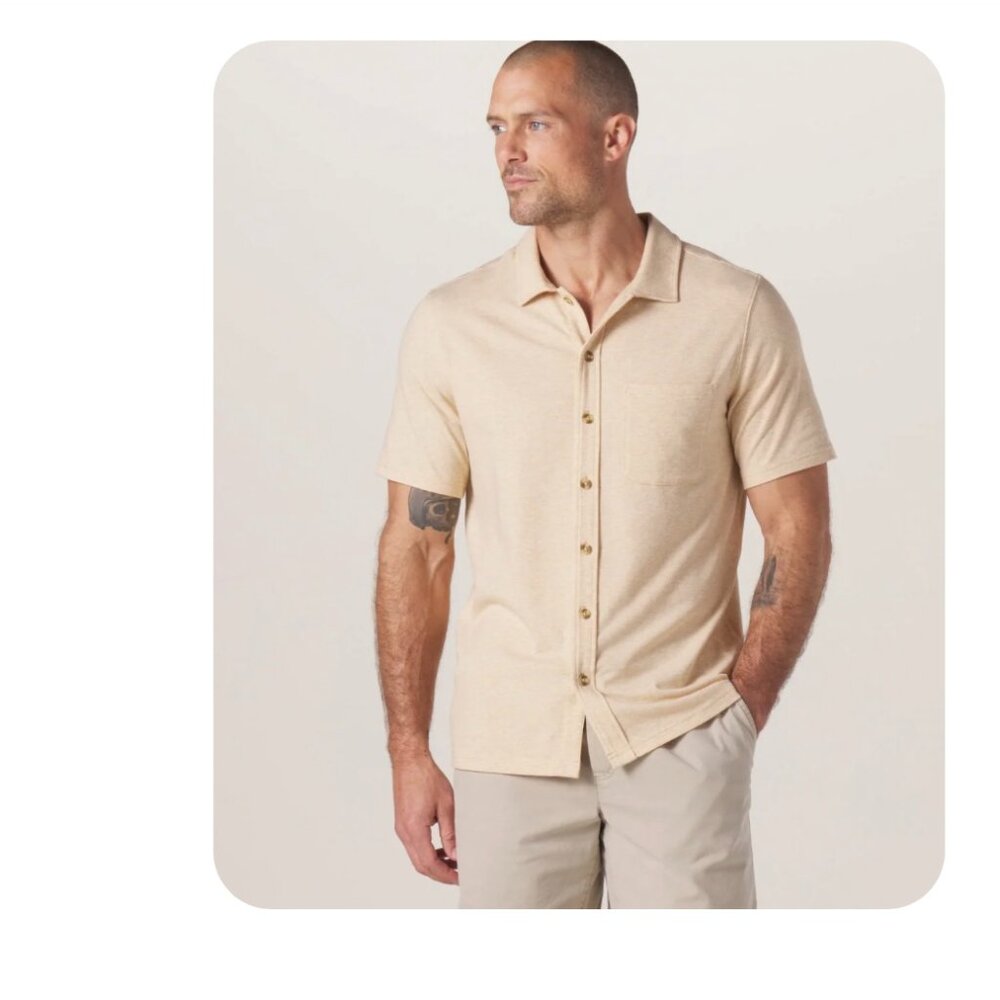 The Normal Brand Purmeso SS Weekend Button Up